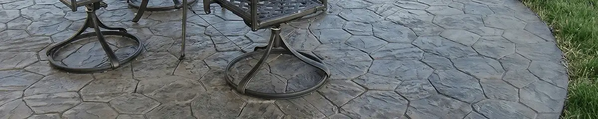 Garden relaxation area with professionally installed stone flooring in Milwaukee WI